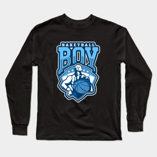 Basketball Boy Long Sleeve T-Shirt